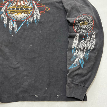 SAINT Mxxxxxx × TEFLON DISCO L/S TEE SAINT DISCO SAINT DISCO