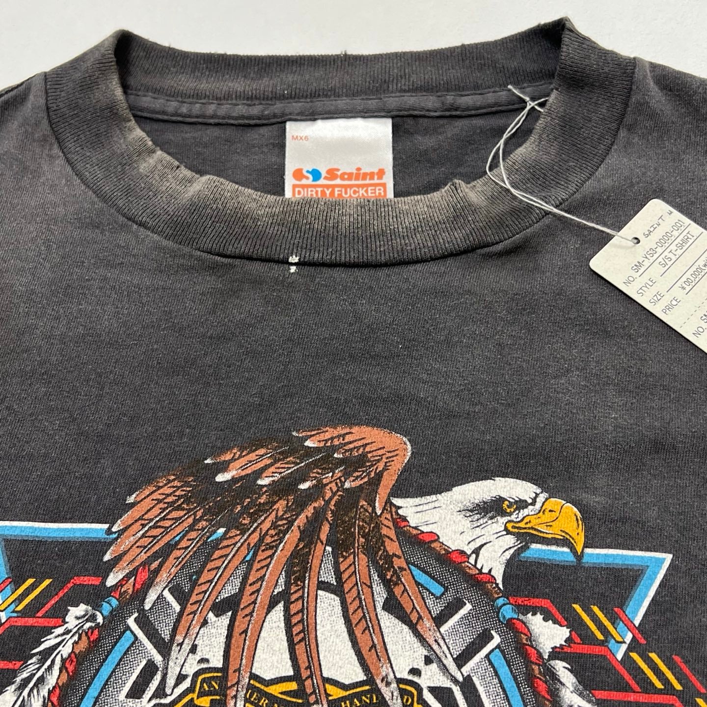 SAINT Mxxxxxx × TEFLON DISCO L/S TEE SAINT DISCO SAINT DISCO