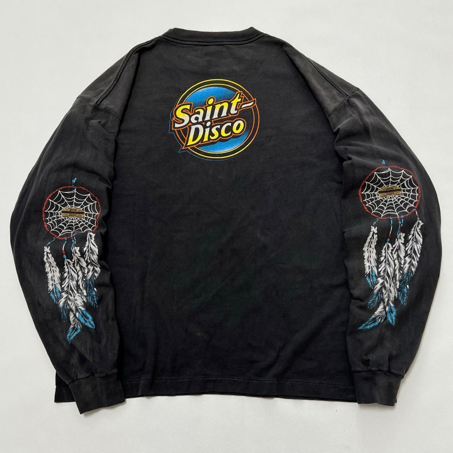 SAINT Mxxxxxx × TEFLON DISCO L/S TEE SAINT DISCO SAINT DISCO