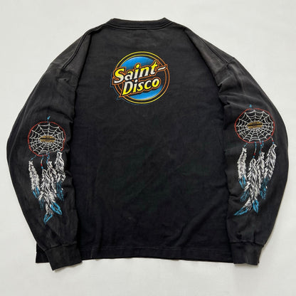SAINT Mxxxxxx × TEFLON DISCO L/S TEE SAINT DISCO SAINT DISCO
