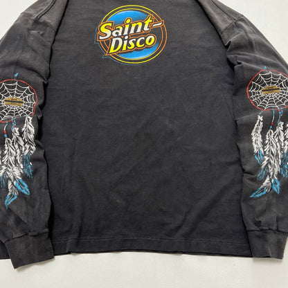 SAINT Mxxxxxx × TEFLON DISCO L/S TEE SAINT DISCO SAINT DISCO