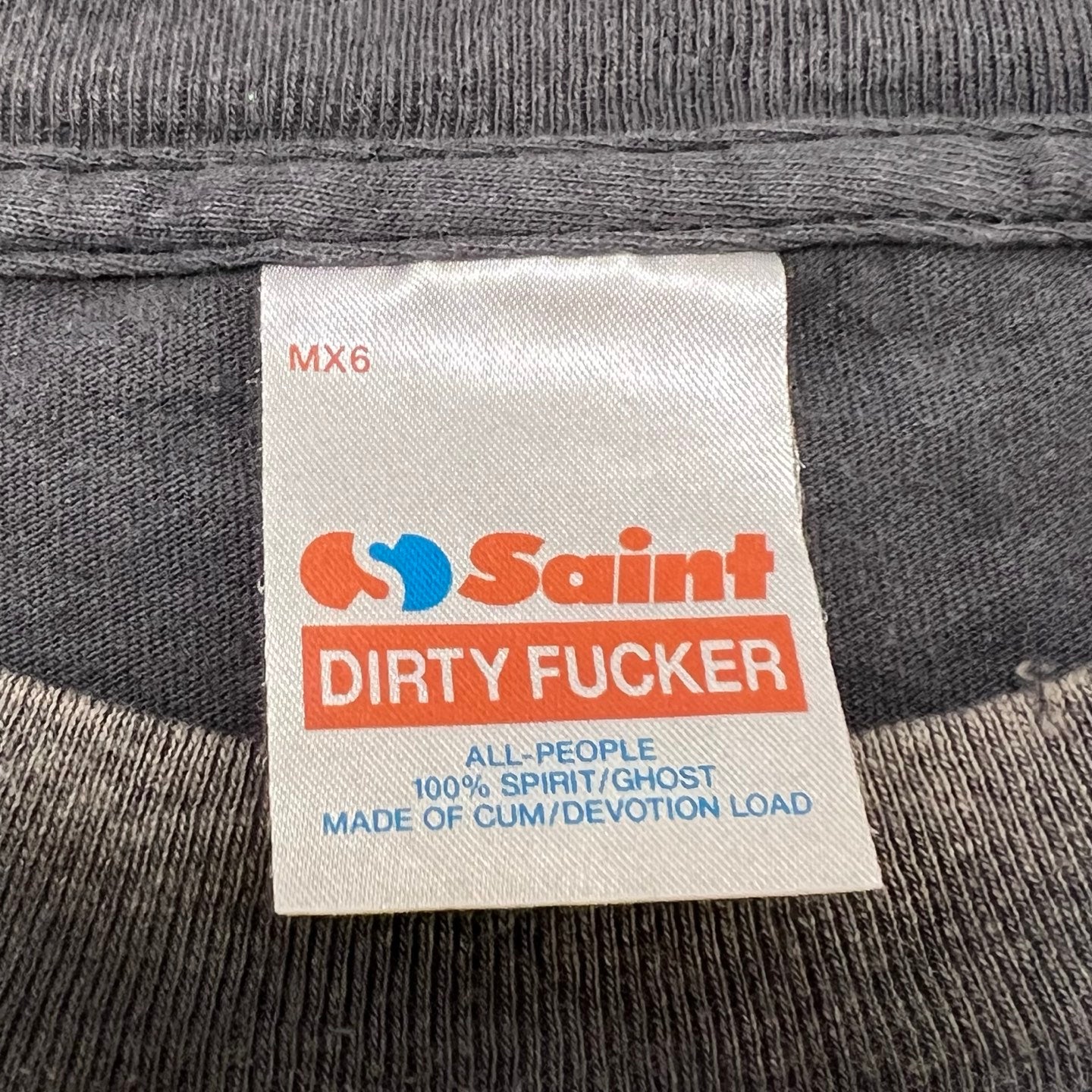 SAINT Mxxxxxx × TEFLON DISCO L/S TEE SAINT DISCO SAINT DISCO