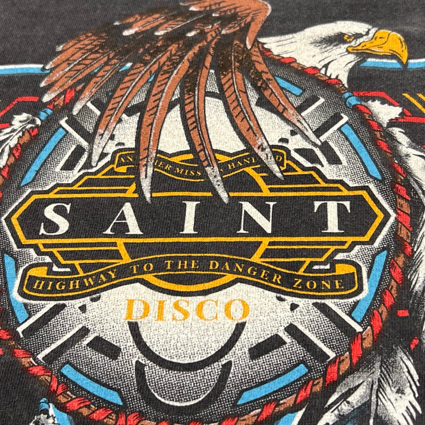 SAINT Mxxxxxx × TEFLON DISCO L/S TEE SAINT DISCO SAINT DISCO