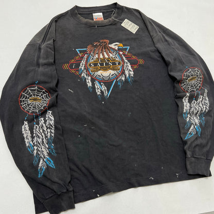 SAINT Mxxxxxx × TEFLON DISCO L/S TEE SAINT DISCO SAINT DISCO