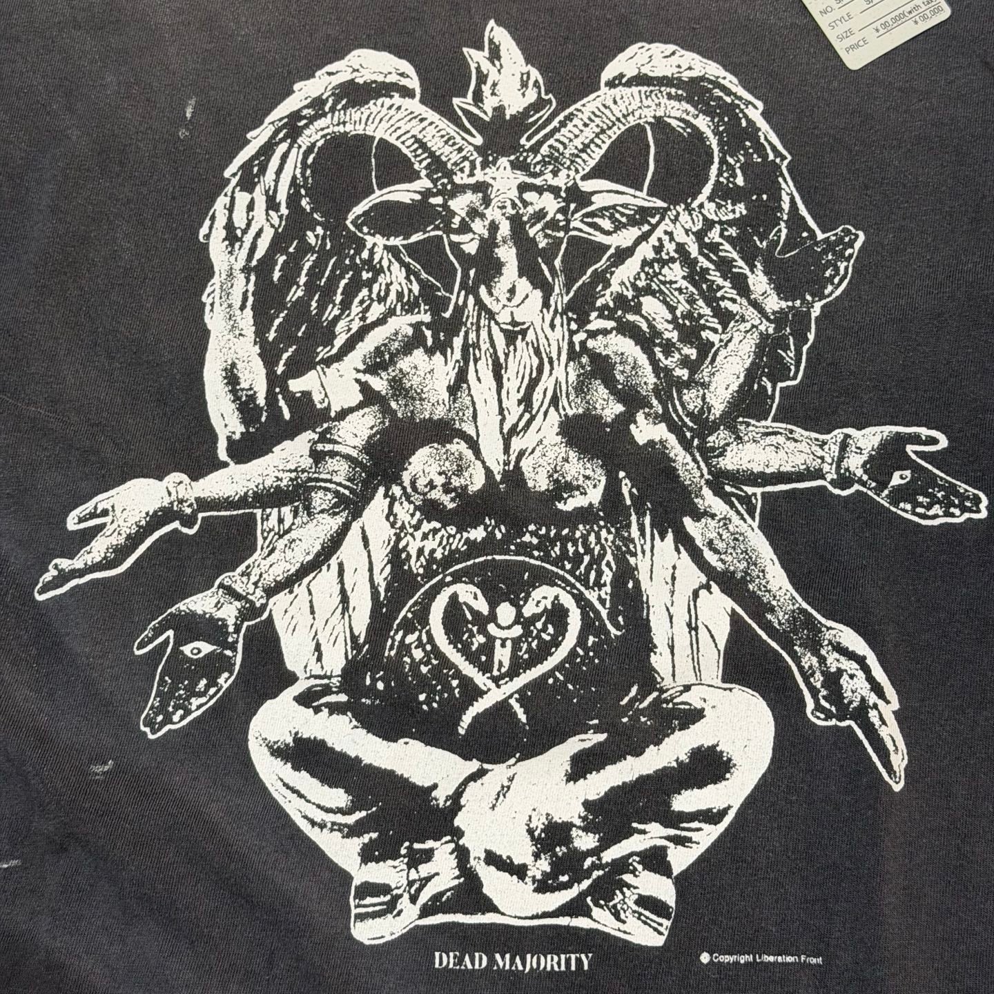 SAINT Mxxxxxx LS TEE/HEAVY WEIGHT/BLACK
