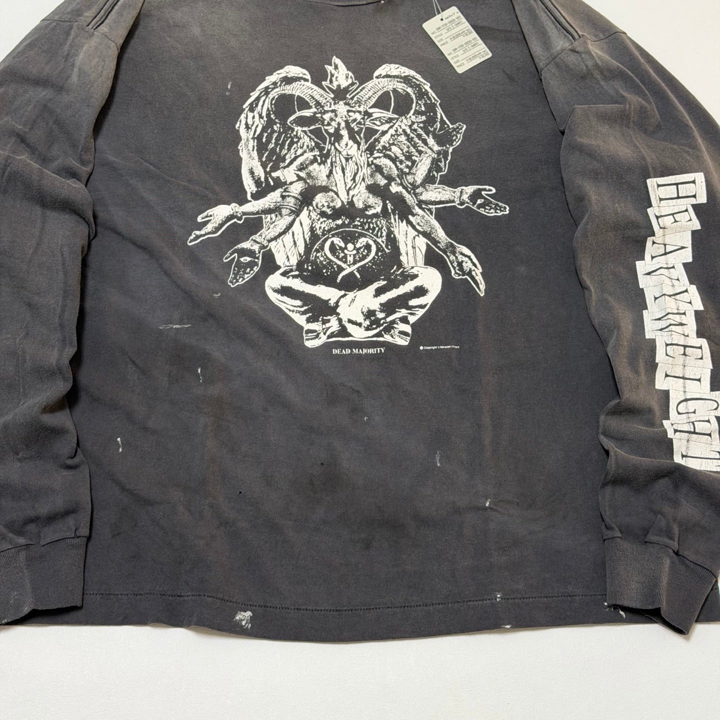 SAINT Mxxxxxx LS TEE/HEAVY WEIGHT/BLACK