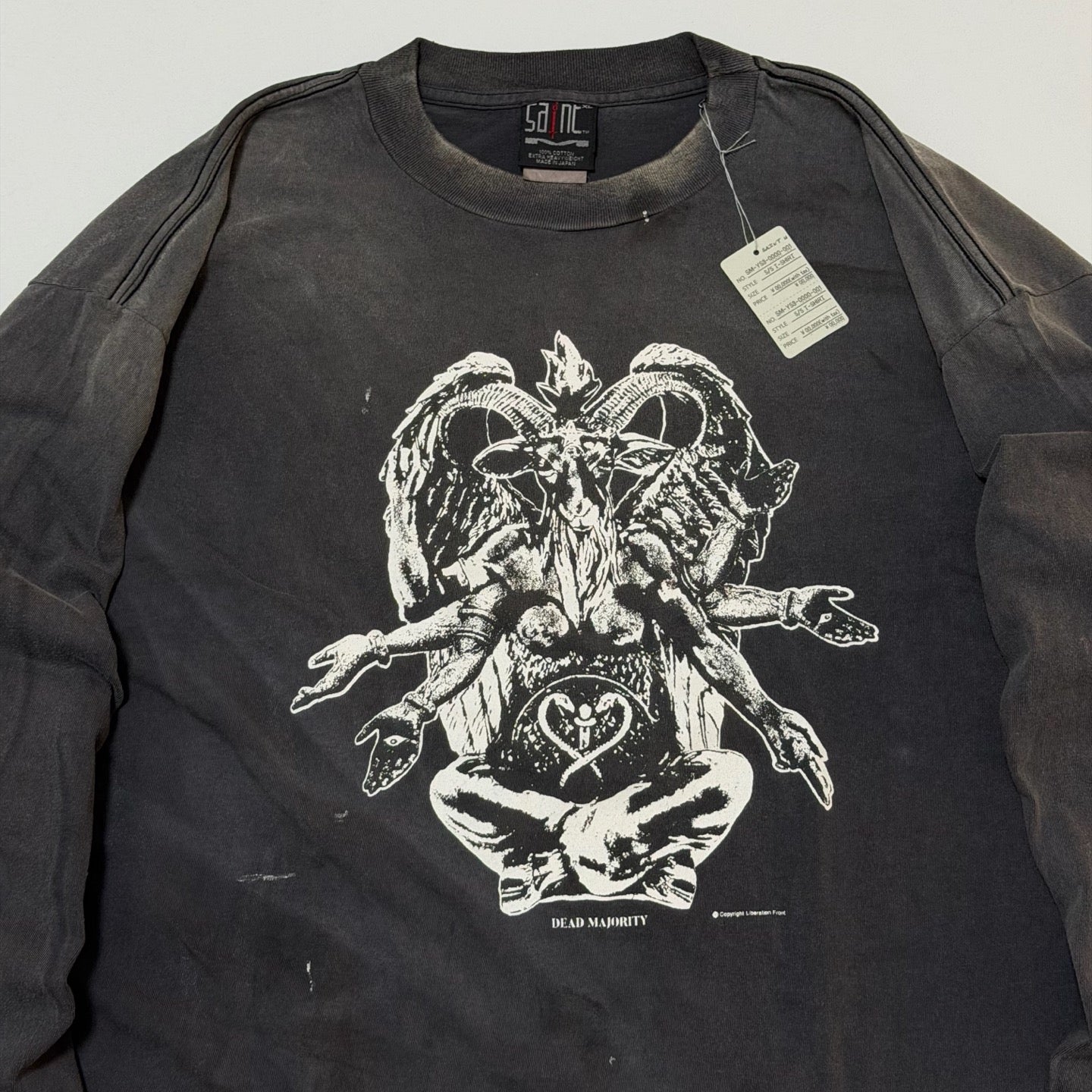 SAINT Mxxxxxx LS TEE/HEAVY WEIGHT/BLACK