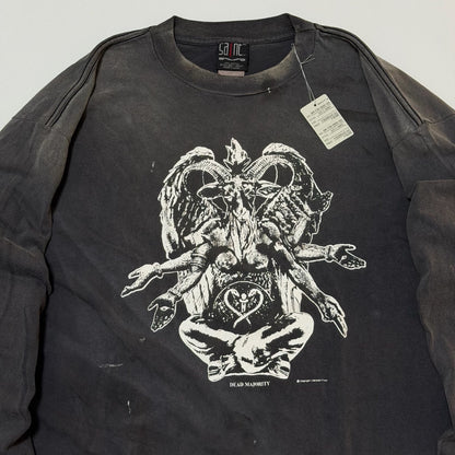 SAINT Mxxxxxx LS TEE/HEAVY WEIGHT/BLACK