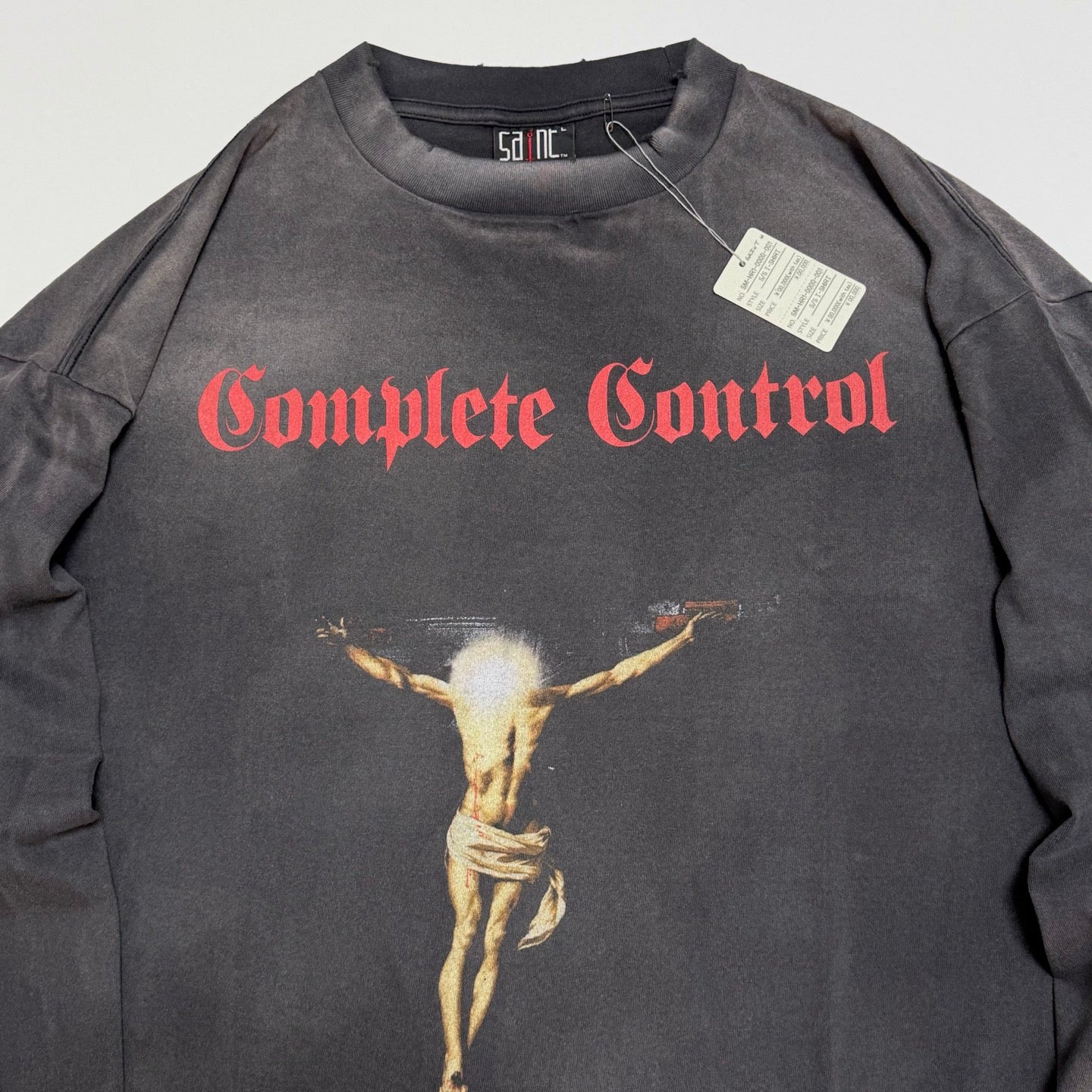 SAINT Mxxxxxx × Kosuke Kawamura L/S TEE COMPLETE CONTRL