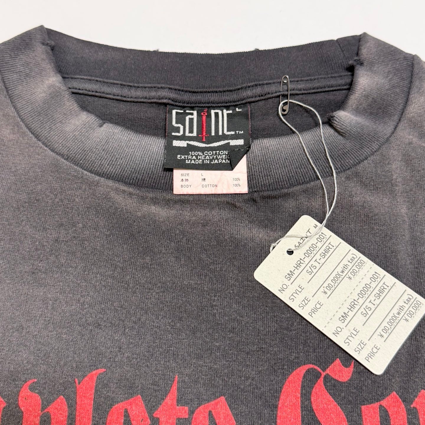 SAINT Mxxxxxx × Kosuke Kawamura L/S TEE COMPLETE CONTRL