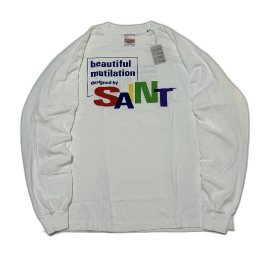 SAINT Mxxxxxx LS TEE/BEAUTIFUL SAINT/WHITE