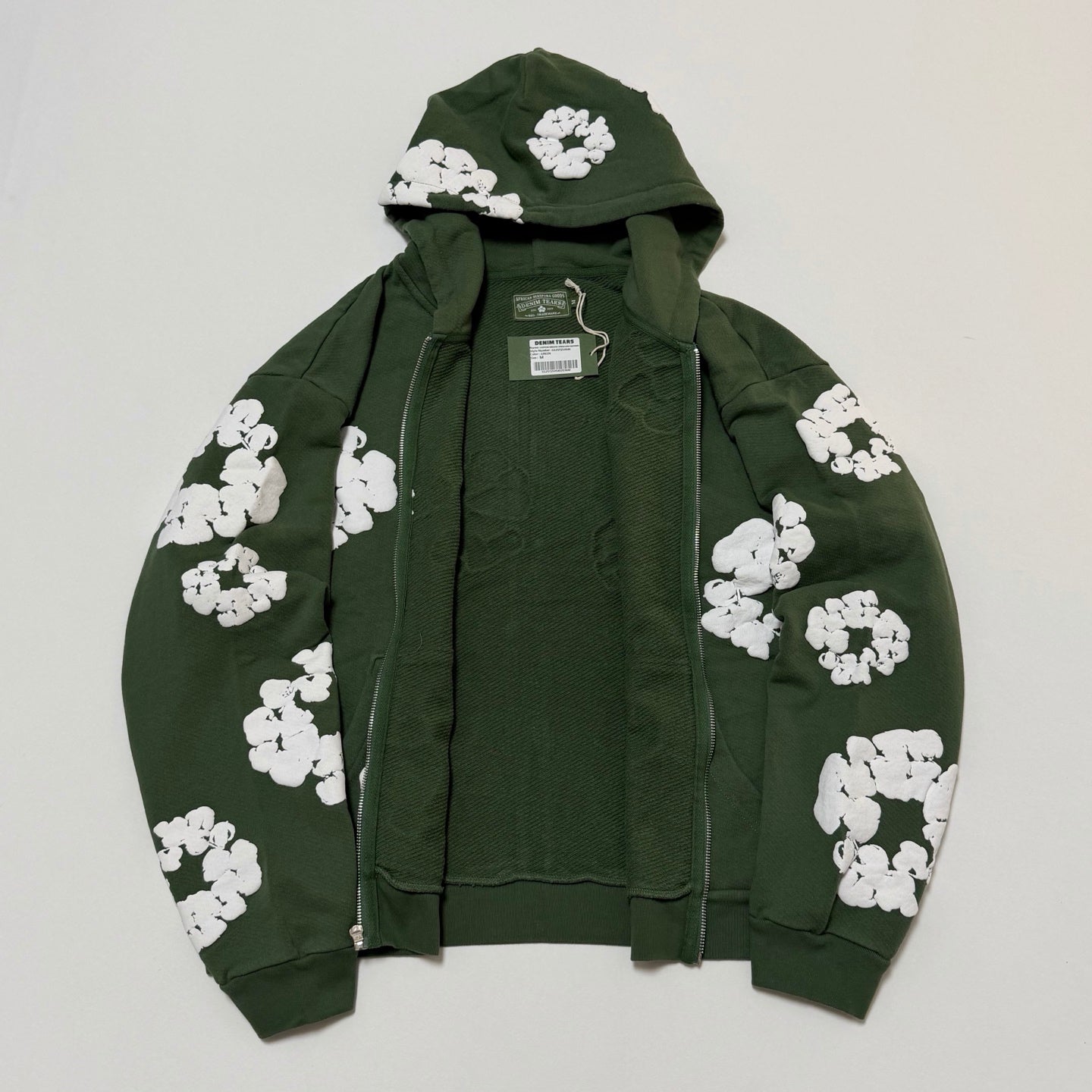 Denim Tears Cotton Wreath Zip Hoodie
