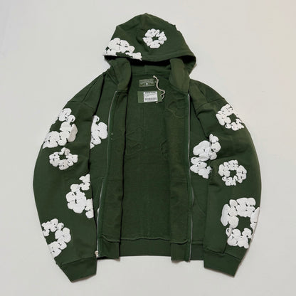 Denim Tears Cotton Wreath Zip Hoodie