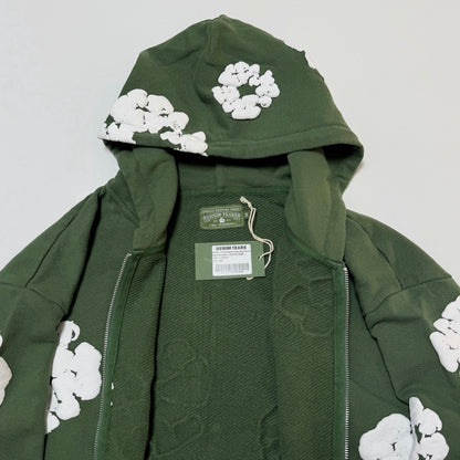 Denim Tears Cotton Wreath Zip Hoodie