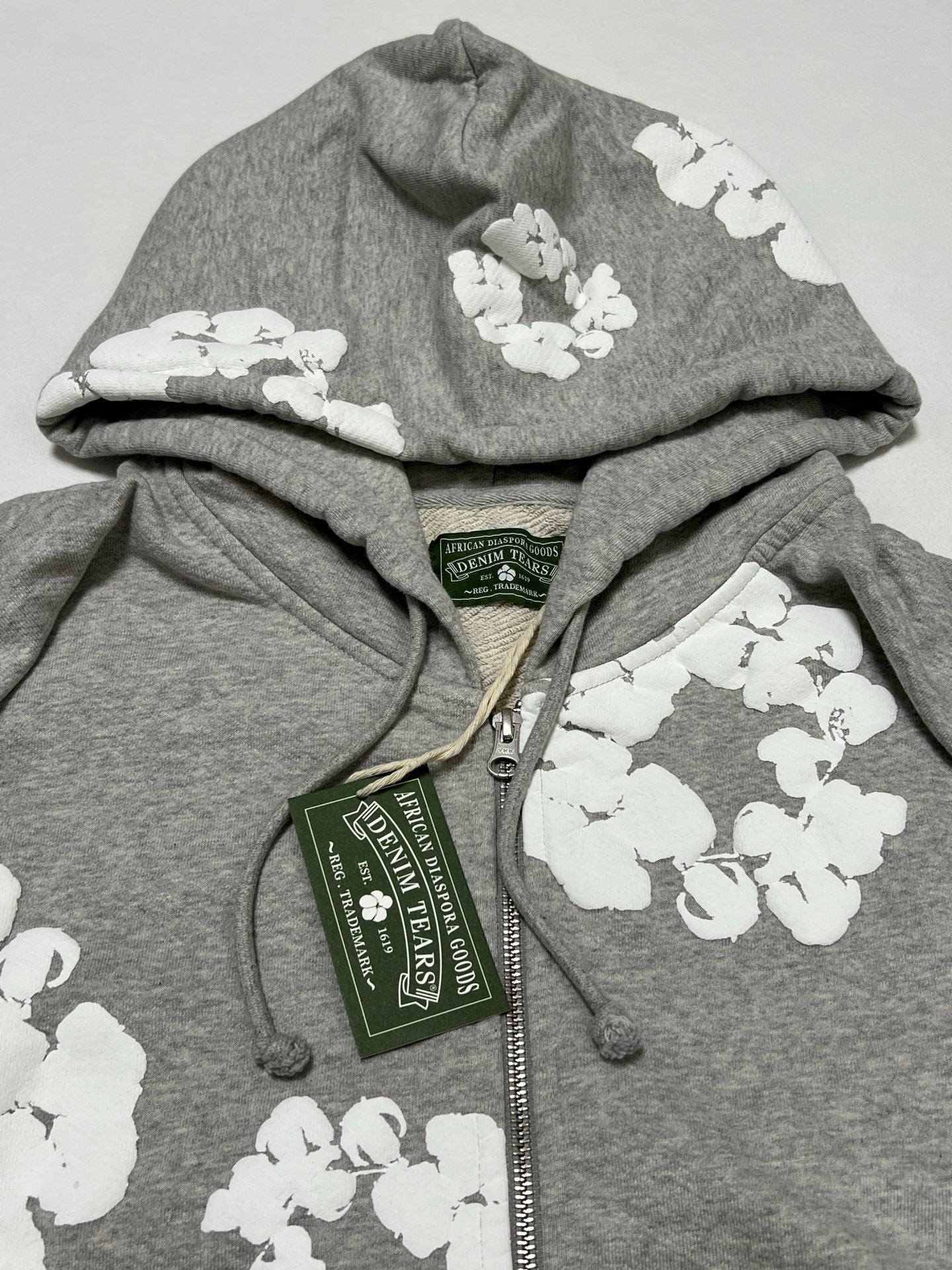 Denim Tears Cotton Wreath Zip Hoodie