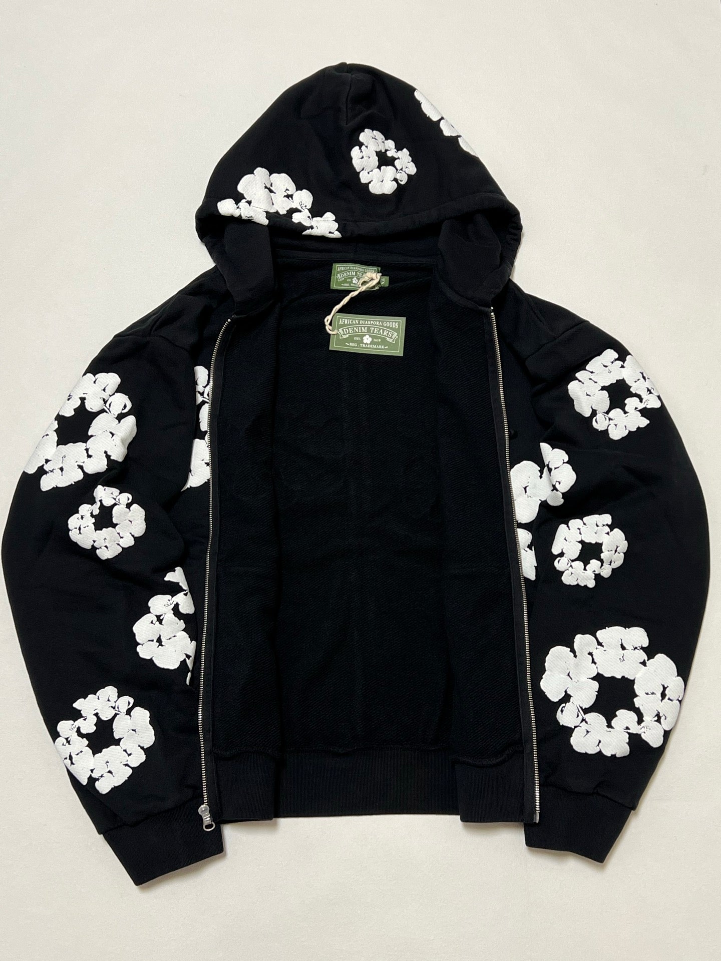 Denim Tears Cotton Wreath Zip Hoodie