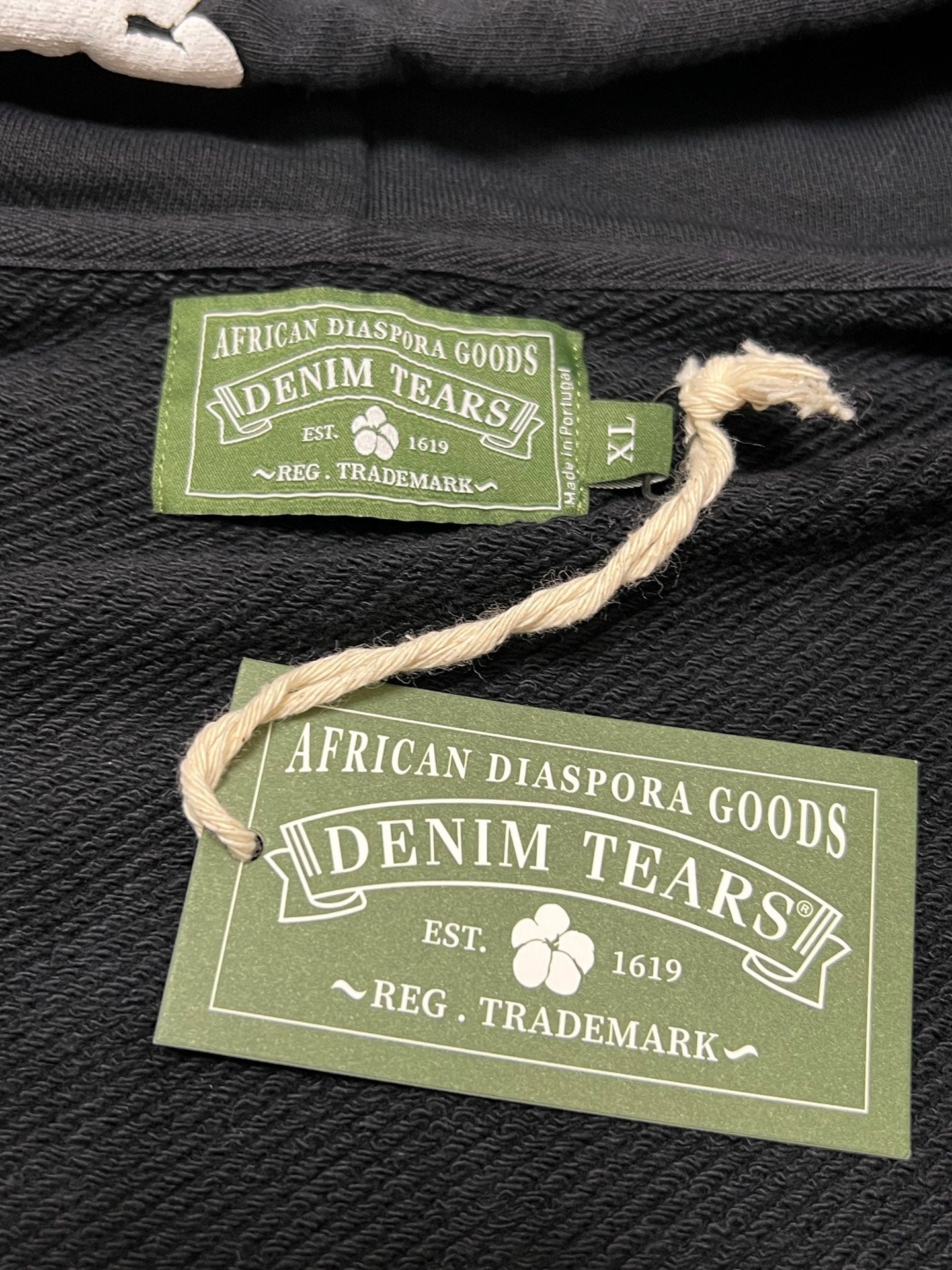 Denim Tears Cotton Wreath Zip Hoodie
