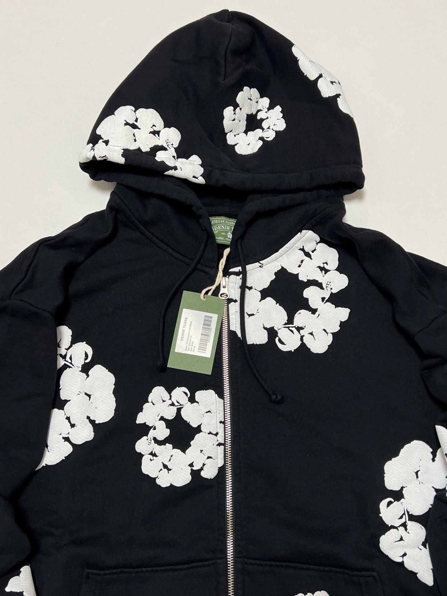 Denim Tears Cotton Wreath Zip Hoodie