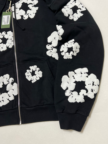 Denim Tears Cotton Wreath Zip Hoodie