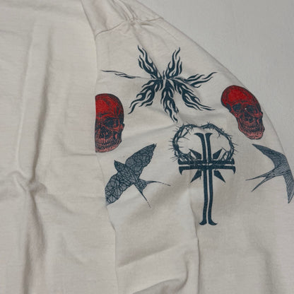 SAINT Mxxxxxx  Saint Michael/DW_LS TEE/TATTOO/WHITE