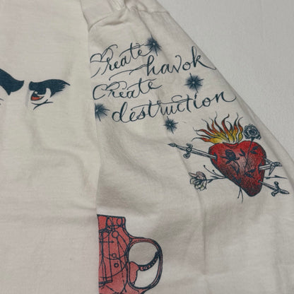 SAINT Mxxxxxx  Saint Michael/DW_LS TEE/TATTOO/WHITE