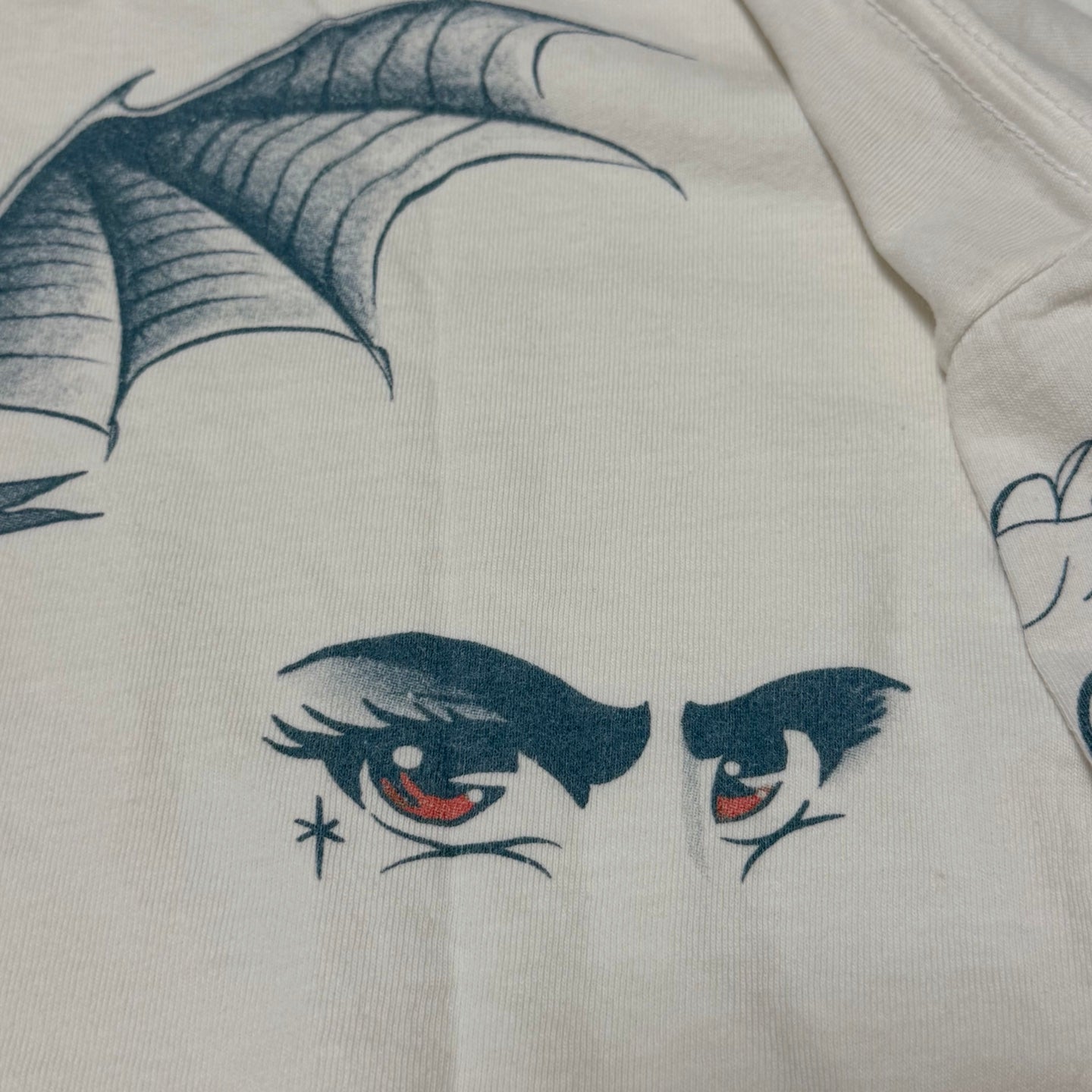 SAINT Mxxxxxx  Saint Michael/DW_LS TEE/TATTOO/WHITE