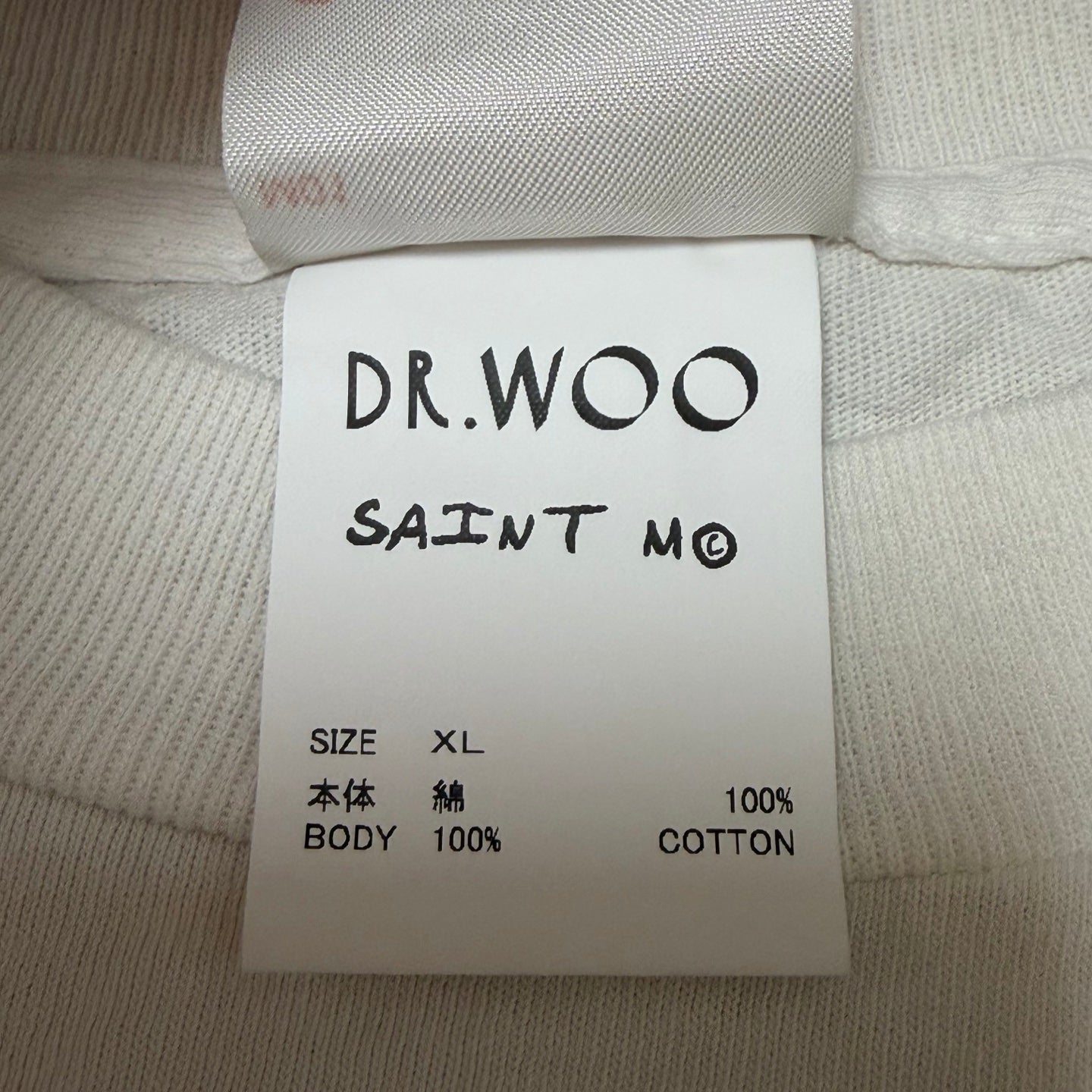 SAINT Mxxxxxx  Saint Michael/DW_LS TEE/TATTOO/WHITE