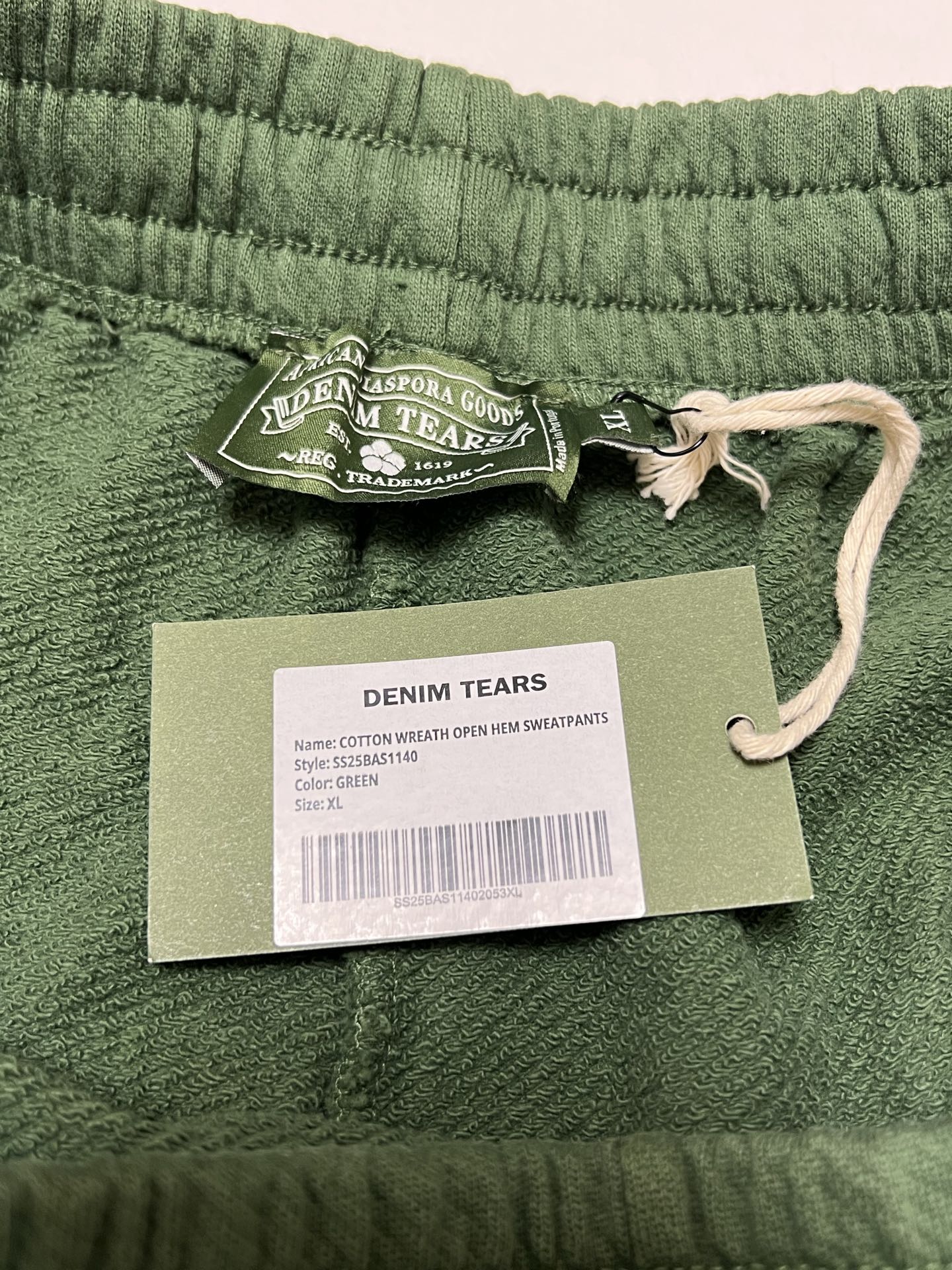 Denim Tears Cotton Wreath Baggy Sweatpants