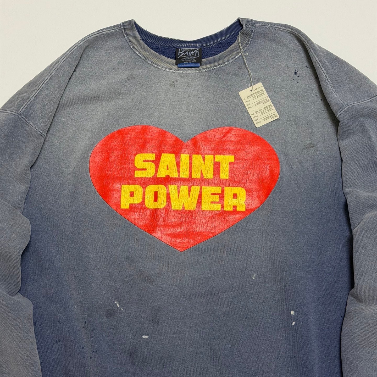 SAINT MXXXXXX CRW NECK SWT/SAINT POWER/NAVY
