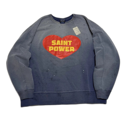 SAINT MXXXXXX CRW NECK SWT/SAINT POWER/NAVY