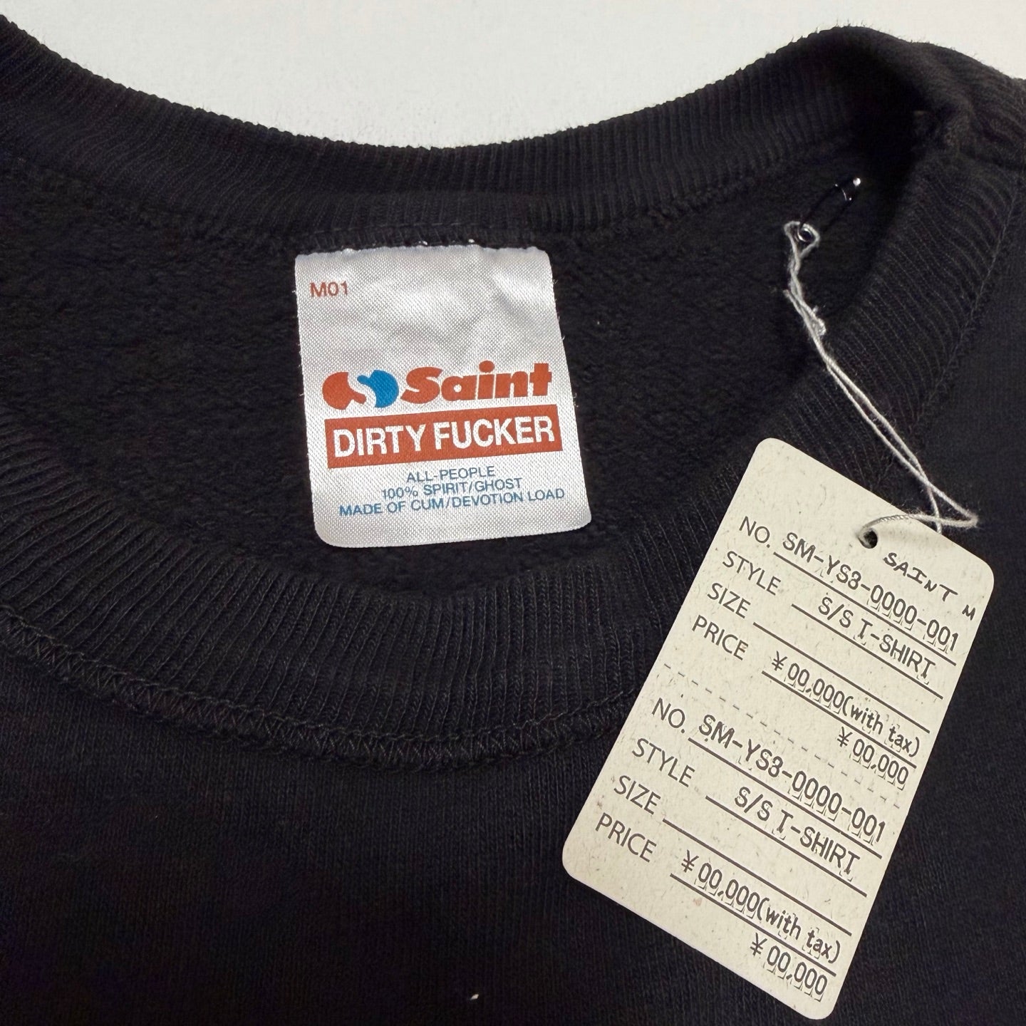 SAINT MXXXXXX SAINT SPORT CREW NECK SWEAT BLACK