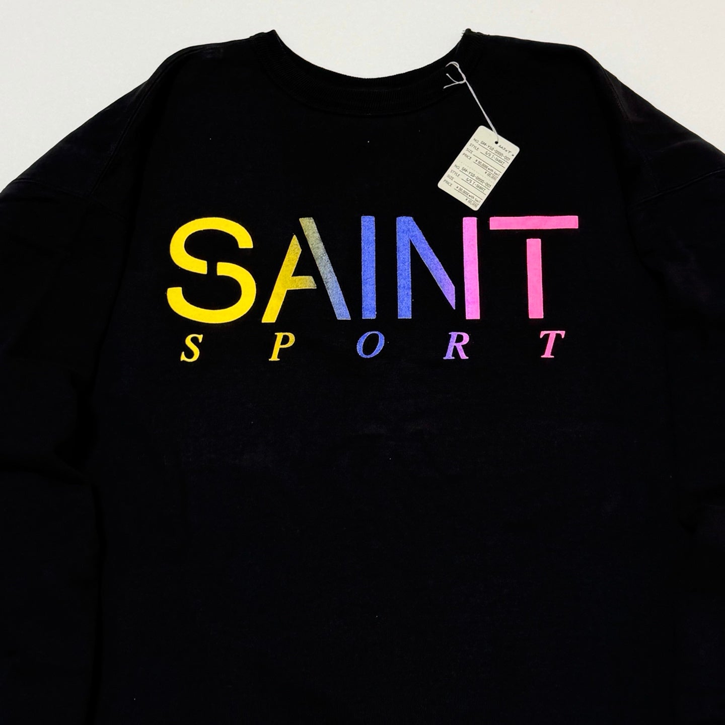 SAINT MXXXXXX SAINT SPORT CREW NECK SWEAT BLACK