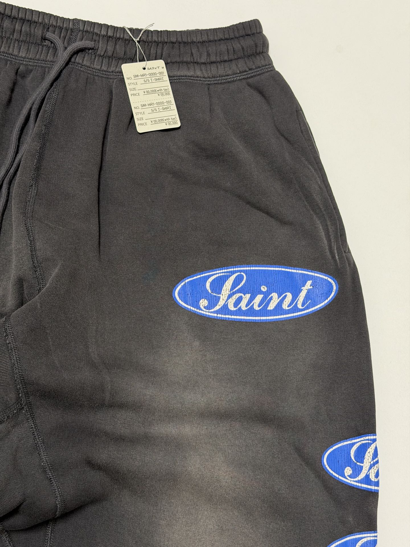 SAINT Mxxxxxx SWEAT PANTS/LOVE AMONG/BLACK