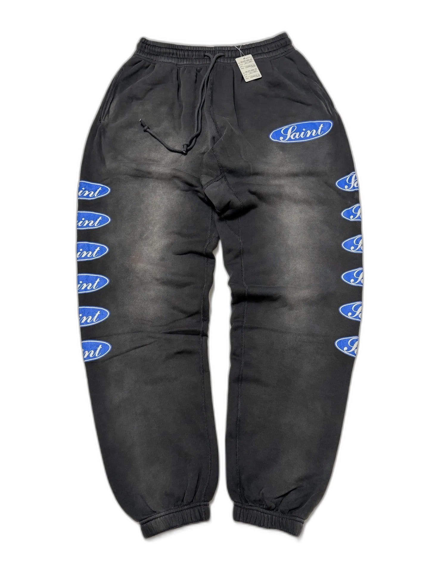 SAINT Mxxxxxx SWEAT PANTS/LOVE AMONG/BLACK