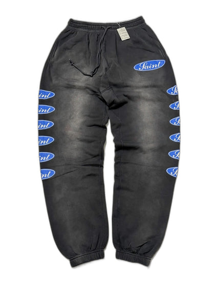 SAINT Mxxxxxx SWEAT PANTS/LOVE AMONG/BLACK