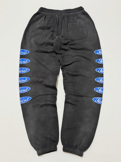 SAINT Mxxxxxx SWEAT PANTS/LOVE AMONG/BLACK