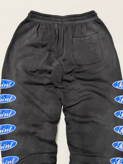 SAINT Mxxxxxx SWEAT PANTS/LOVE AMONG/BLACK