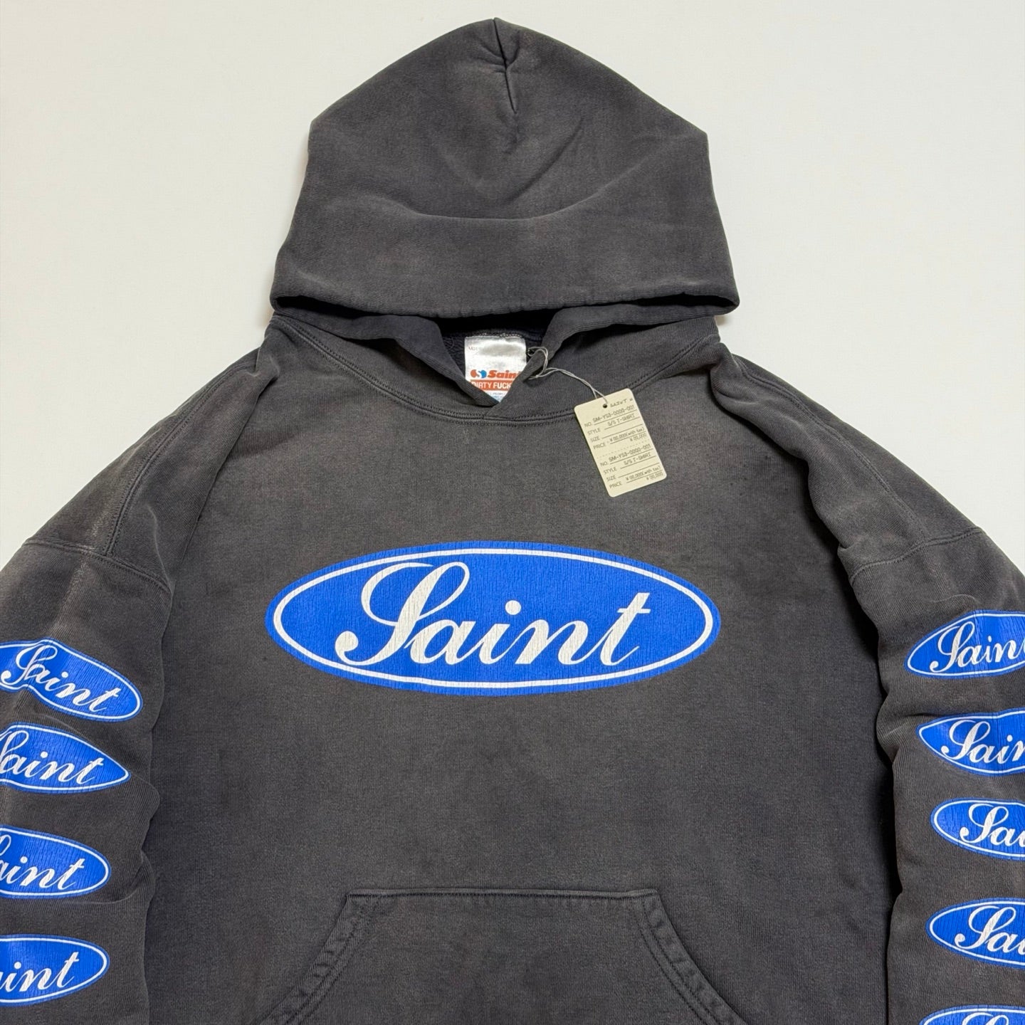 SAINT MXXXXXX HOODIE/LOVE AMONG/BLACK
