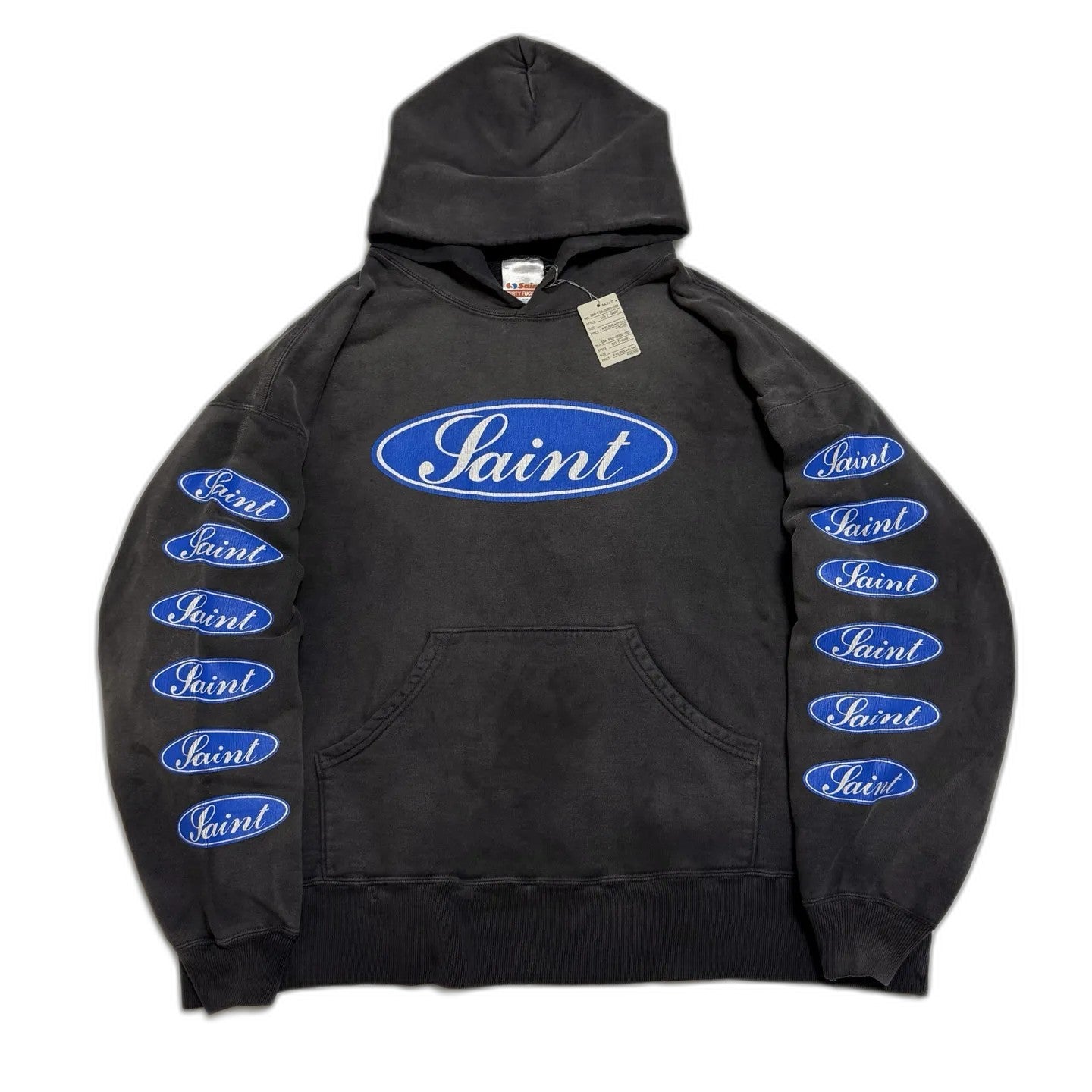 SAINT MXXXXXX HOODIE/LOVE AMONG/BLACK