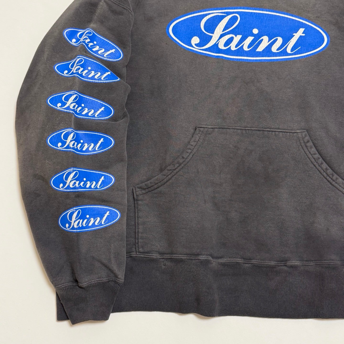 SAINT MXXXXXX HOODIE/LOVE AMONG/BLACK