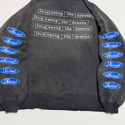 SAINT MXXXXXX HOODIE/LOVE AMONG/BLACK