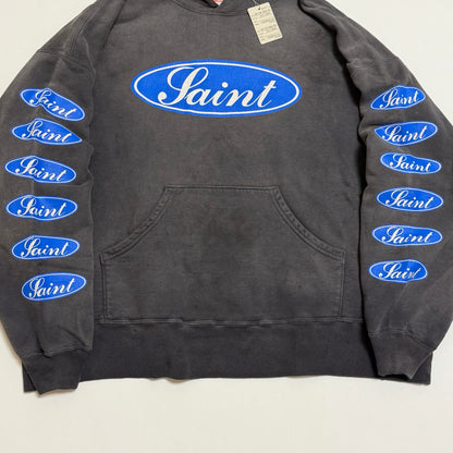 SAINT MXXXXXX HOODIE/LOVE AMONG/BLACK
