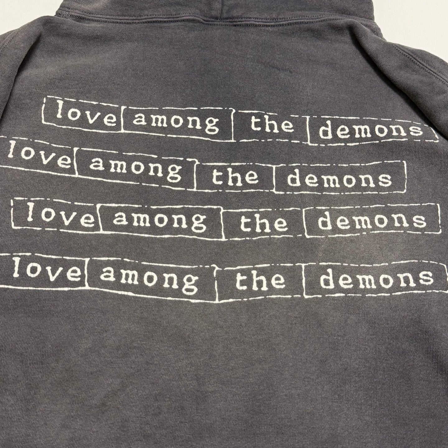 SAINT MXXXXXX HOODIE/LOVE AMONG/BLACK