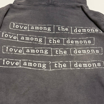 SAINT MXXXXXX HOODIE/LOVE AMONG/BLACK