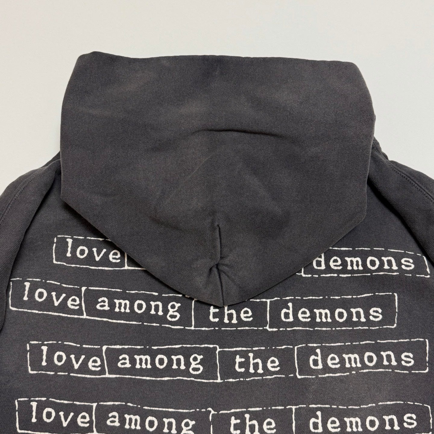 SAINT MXXXXXX HOODIE/LOVE AMONG/BLACK