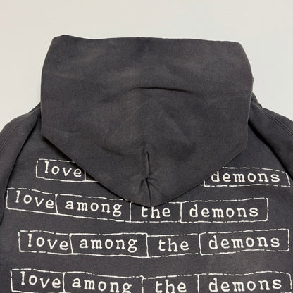 SAINT MXXXXXX HOODIE/LOVE AMONG/BLACK