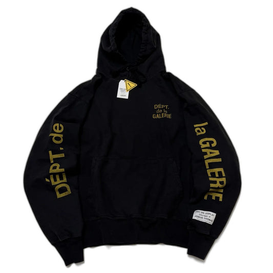 GALLERY DEPT. DEPT DE LA GALERIE HOODIE | BLACK