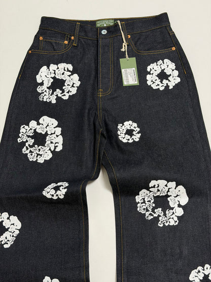 DENIM TEARS / BAGGY COTTON WREATH DENIM PANT