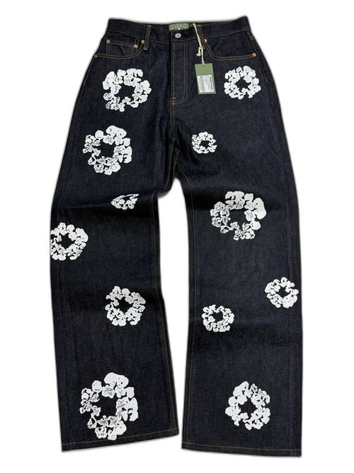 DENIM TEARS / BAGGY COTTON WREATH DENIM PANT