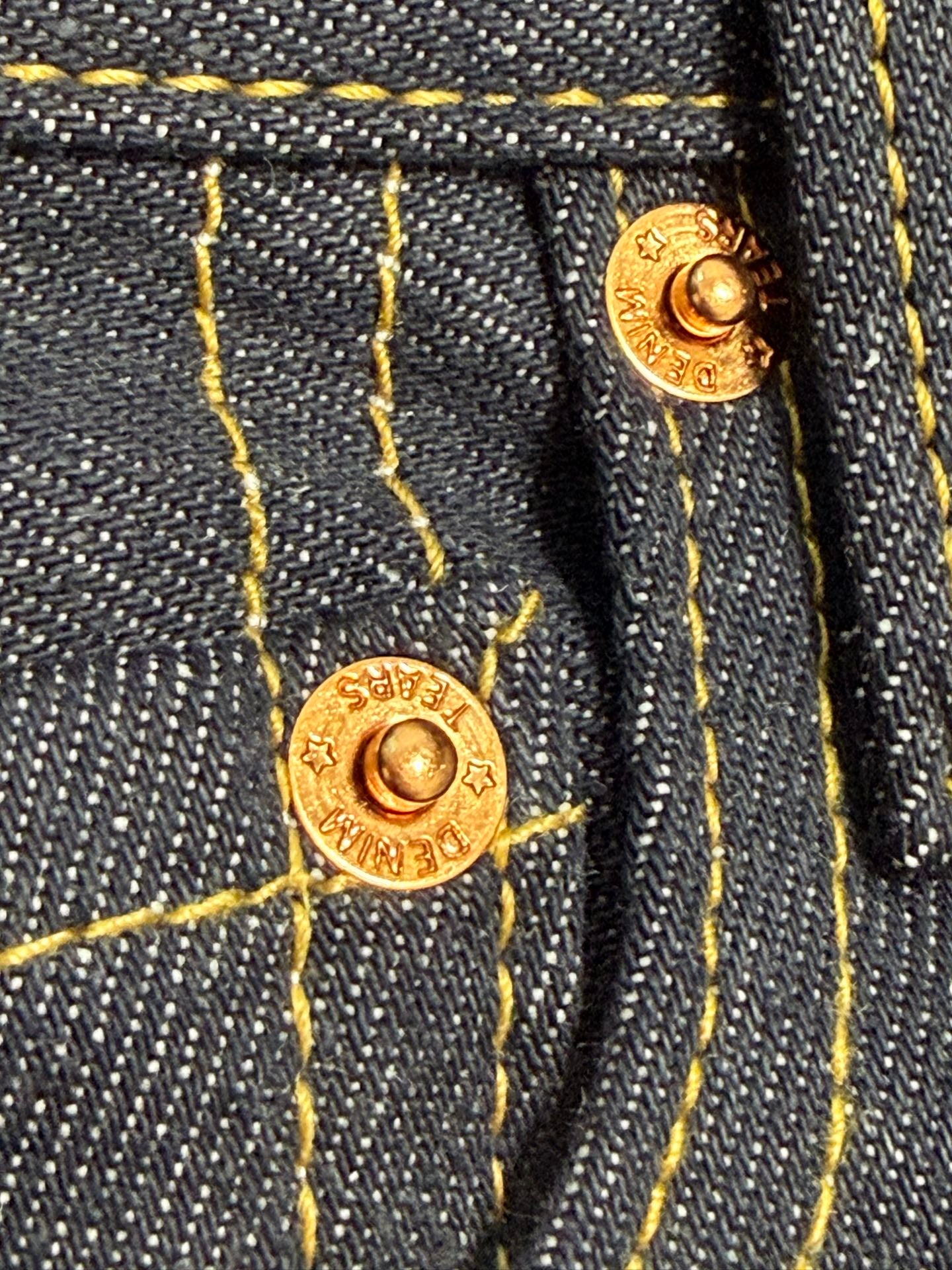 DENIM TEARS / BAGGY COTTON WREATH DENIM PANT